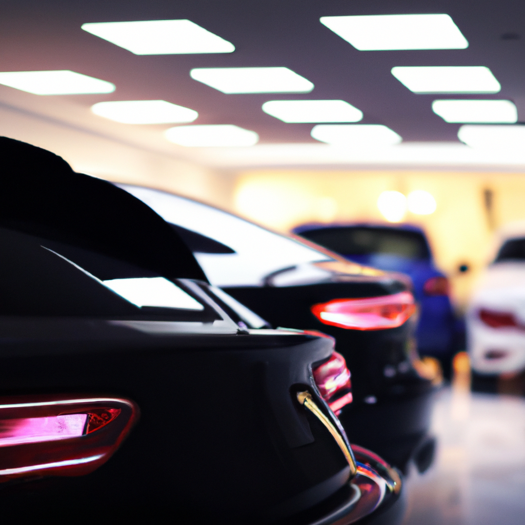 Showroom de carros de luxo